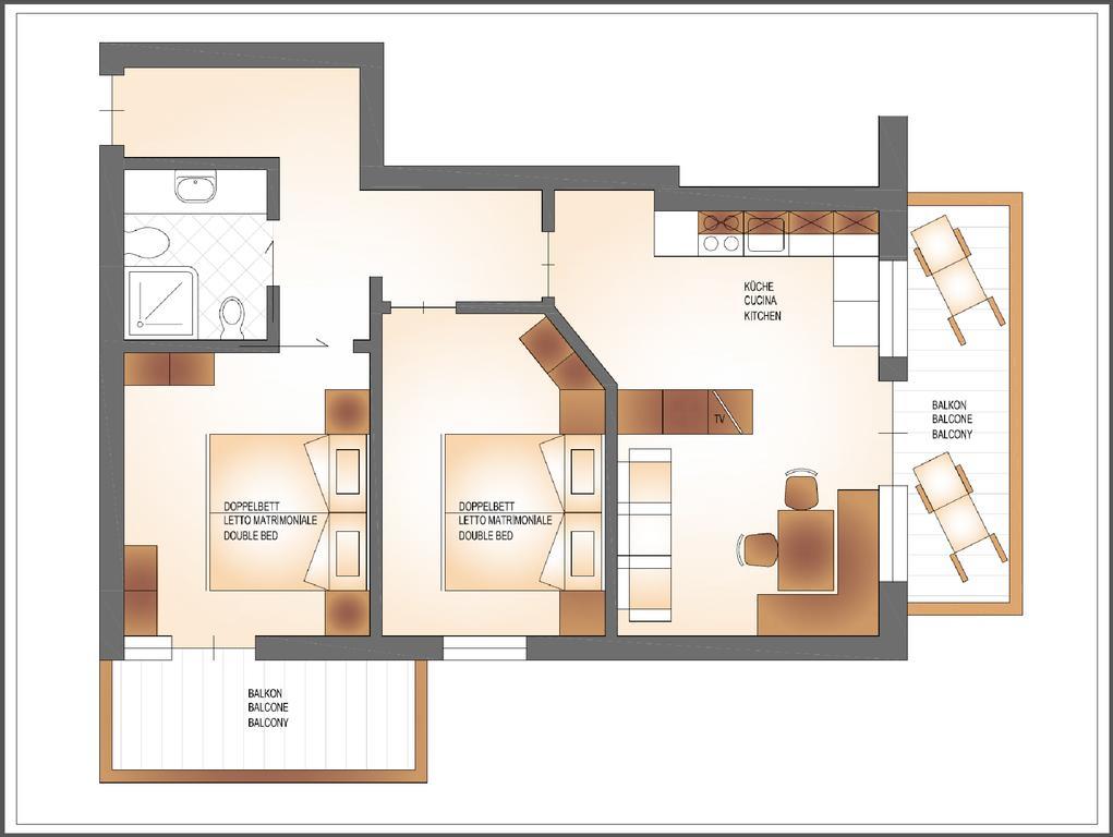 Residence Pfeifhofer 캄포투레스 객실 사진