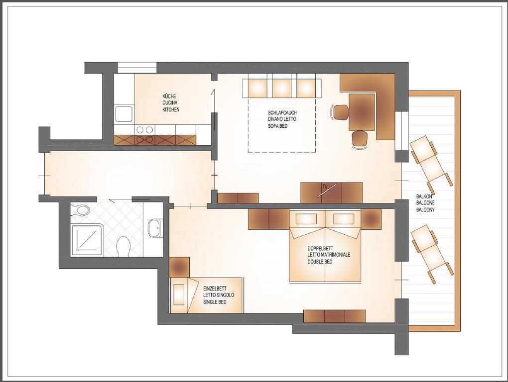 Residence Pfeifhofer 캄포투레스 객실 사진